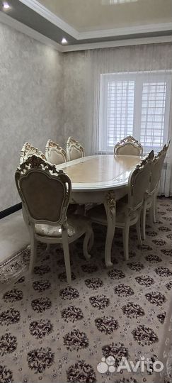 Стол со стульями бу