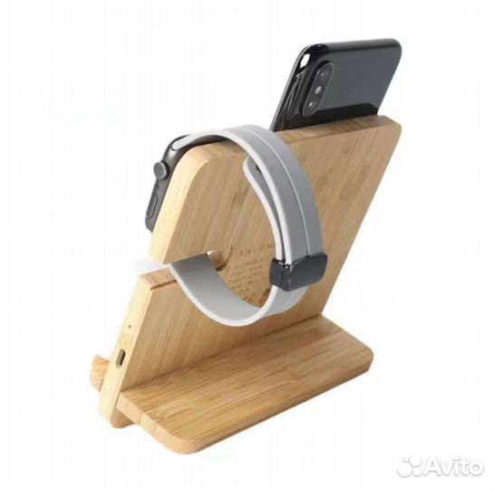 Бамбуковый держатель для телефонов