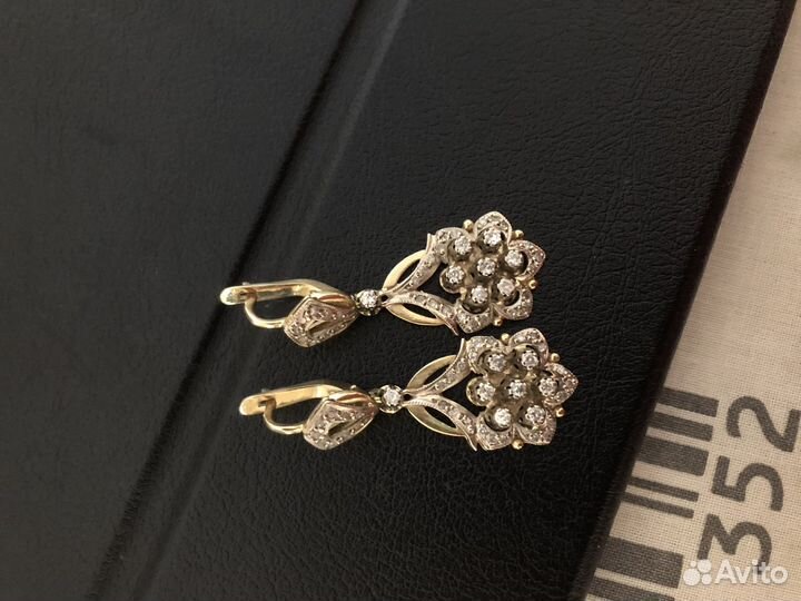 Бриллиантовые серьги