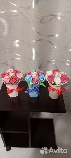 Букет цветов из мыла