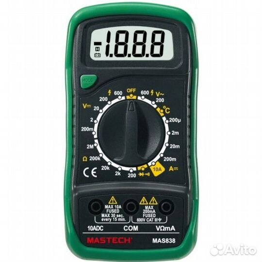 Мультиметр Mastech MAS838