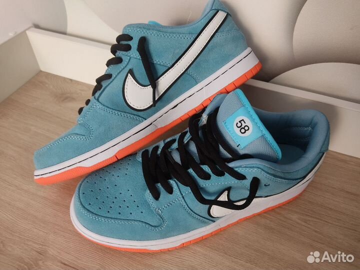 Кроссовки Nike sb dunk low club 58 gulf