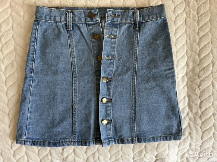 Юбка джинсовая