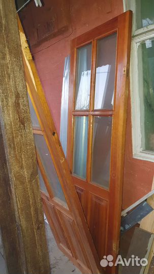 Двери межкомнатные деревянные бу