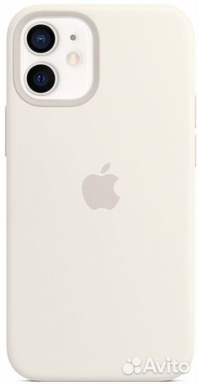Оригинал Silicone Case для iPhone 12 Mini (Белый)