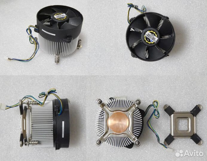 Кулер процессора LGA775 Titan 4pin Медь для 4 ядер