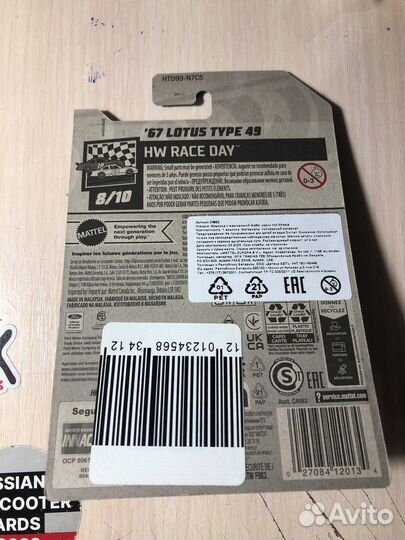 Hot wheels '67 Lotus Type 49