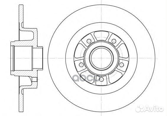 Диск тормозной 661300 Road house