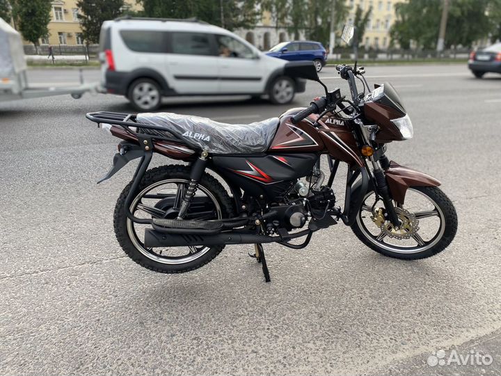 Новый мопед alpha RS12 125 кофе