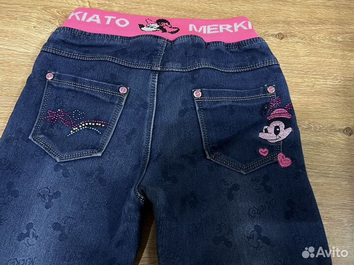 Джинсы для девочки 134
