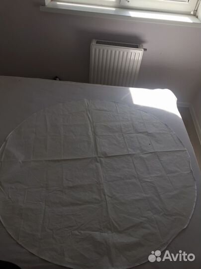 Детская непромокаемая пеленка для круглой кроватки