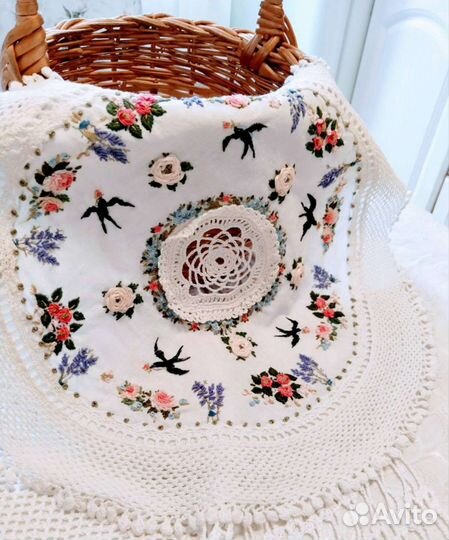 Салфетки на стол круглые