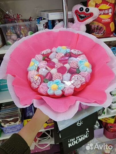 Сьедобные сладкие букеты