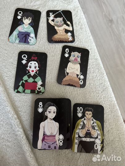 Игральные карты клинок рассекающий демонов