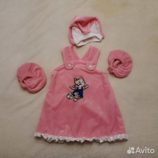 Детский сценический костюм Кошечка на 2-3 года