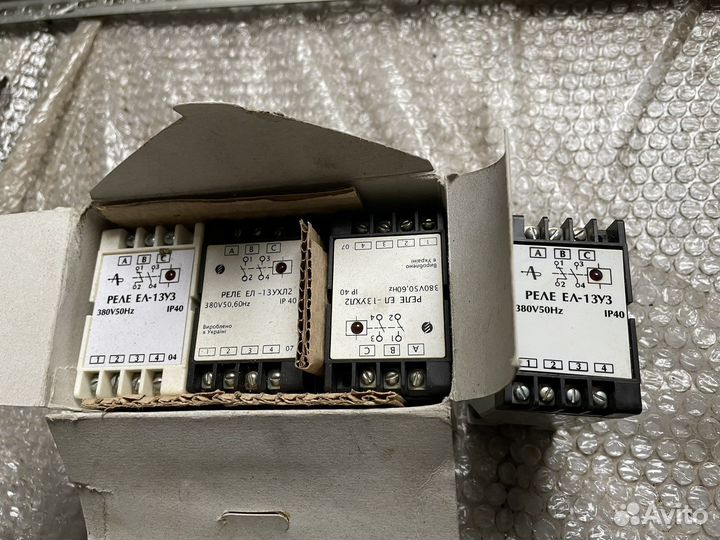 Реле контроля трехфазного напряжения ел-13