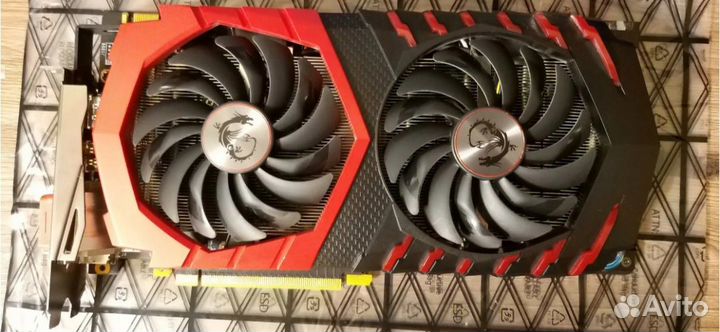 Игровая видеокарта 1050 ti gaming x