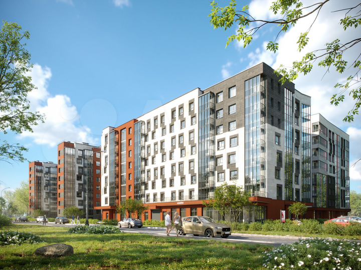 1-к. квартира, 42,6 м², 3/8 эт.