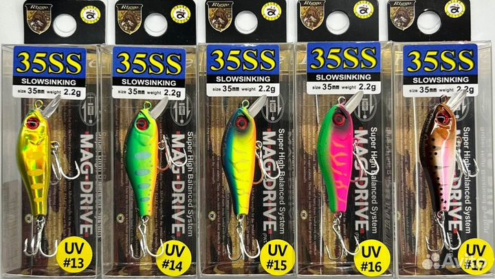 Воблеры ZipBaits Rigge 35SS