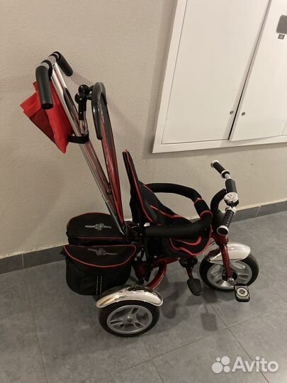 Детский трехколесный велосипед Funny Jaguar бордо