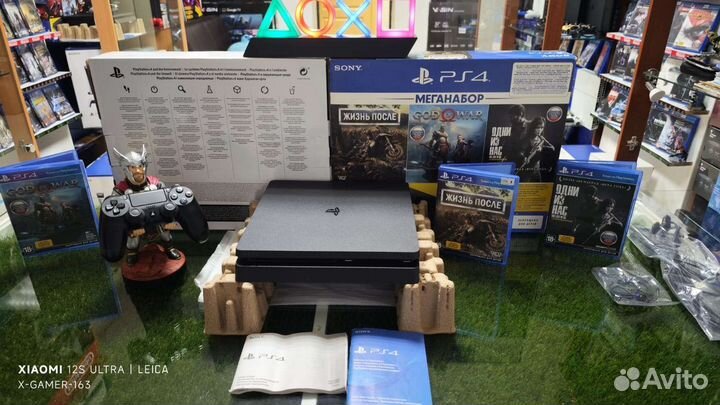 Sony PS4 Slim 1TB(2208) 400+Игр/3 Диска Хит