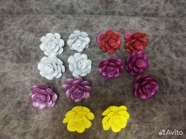 Заколки из фоамирана