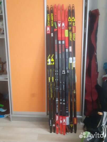 Лыжи fischer, atomic