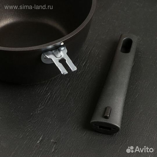 Ковш «Традиция», 1,5 л, стеклянная крышка, съёмная