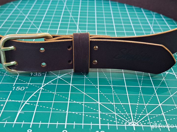 Ремень кожаный новый