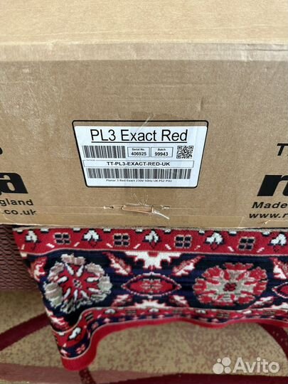 Rega Planar 3 Exact Red новая