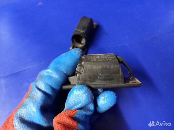 Фонарь подсветки номера Nissan Qashqai I рестайлин