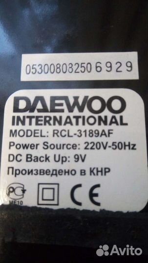 Радиобудильник -Daewoo RCL-3189AF