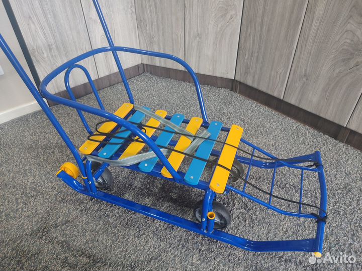 Детские санки с колесами