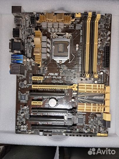 Материнская плата asus z87-plus