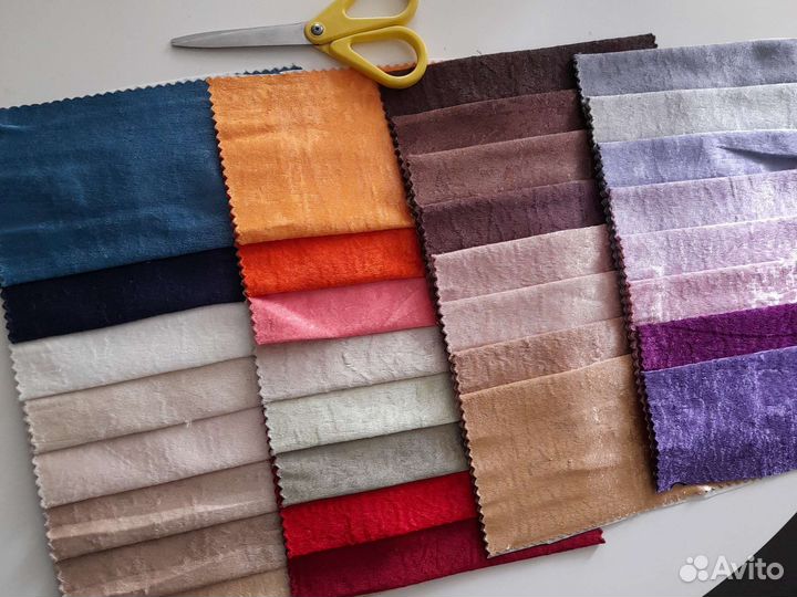 Бархат плюш шенил велюр мебельная ткань, отрезы