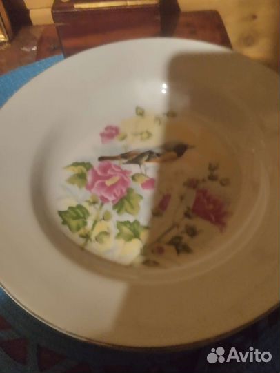 Тарелка канарейка Япония 3 тарелки