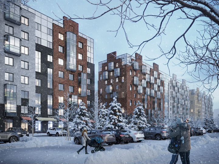 1-к. квартира, 40 м², 9/9 эт.