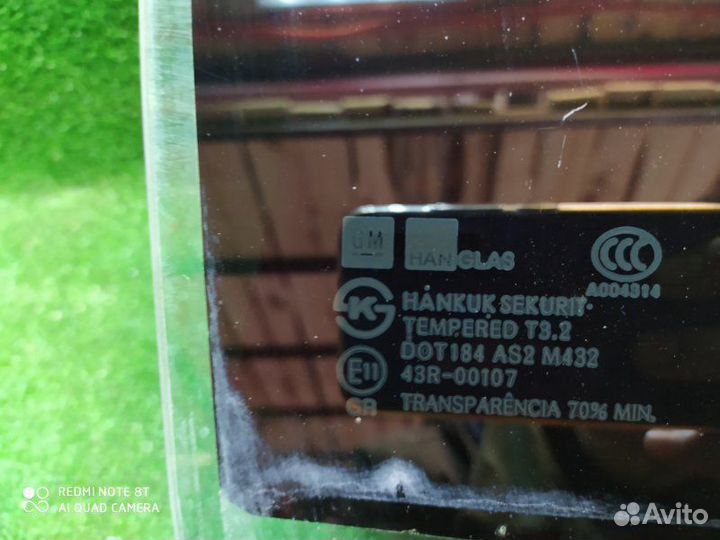 Стекло двери заднее правое Chevrolet Aveo T300