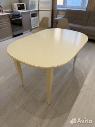 Стол обеденный раздвижной массив бу