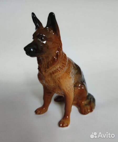 Овчарка фарфор статуэтка собаки