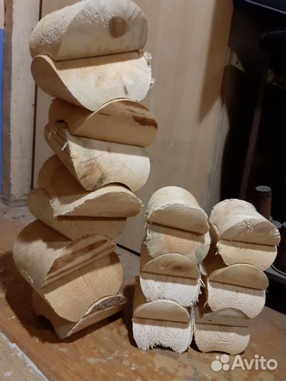 Дрова чурками (сосна) диаметр 80-120мм