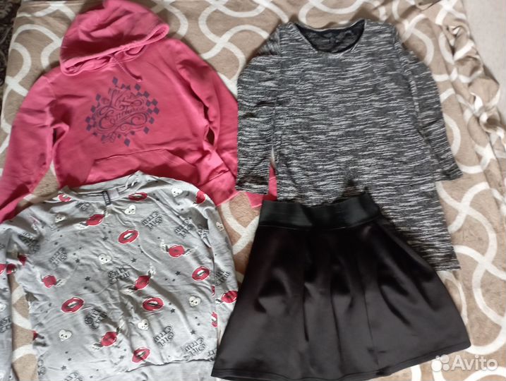 Вещи на девочку 140-146-150 пакетом
