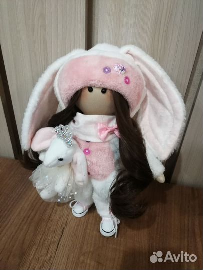 Кукла текстильная в кигуруми сплюшка