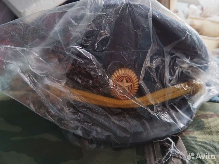 Фуражка военная офисная синяя