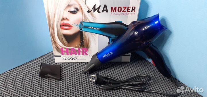 Фен для волос Mozer Beauty Ионизация Быстрая сушка
