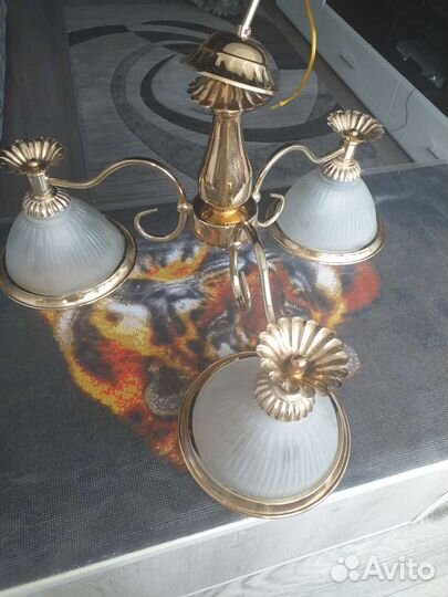 Люстра потолочная подвесная бу