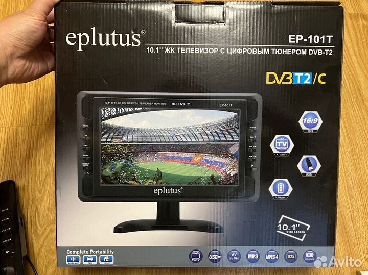 Портативный телевизор eplutus ep-101t