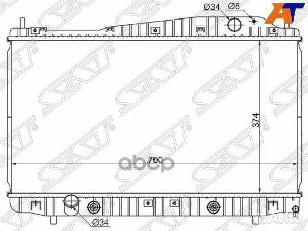 Радиатор Chevrolet Epica 06-13 / Evanda 04-06