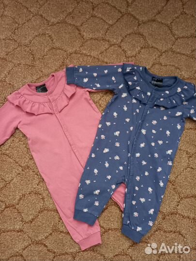 Боди слипы hm mothercare