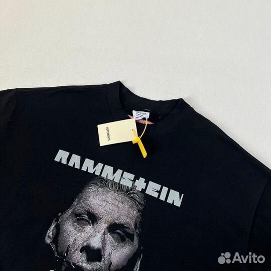 Футболка Vetements rammstein оверсайз